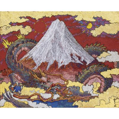 日月富嶽龍神飛翔