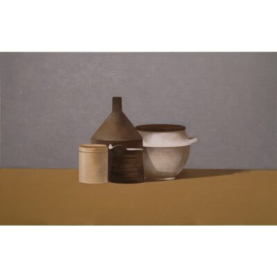 still life
(青いバックと４つのモチーフ)