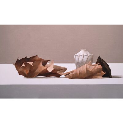 still life
(枯葉と小さなモチーフ)