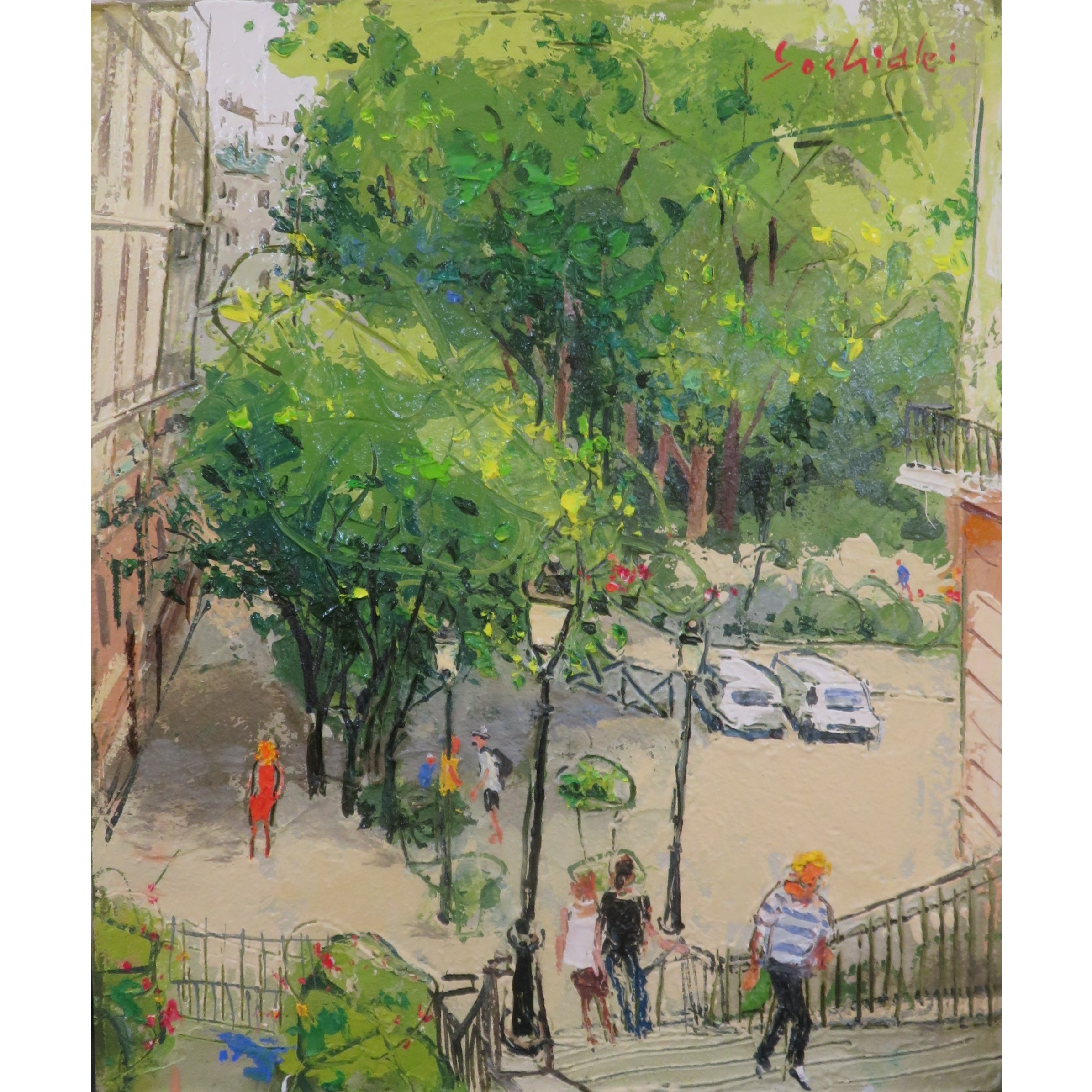 モンマルトルの公園