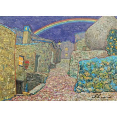 虹のかかる町（モンサント・ポルトガル）