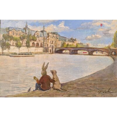 雨上がりのセーヌ