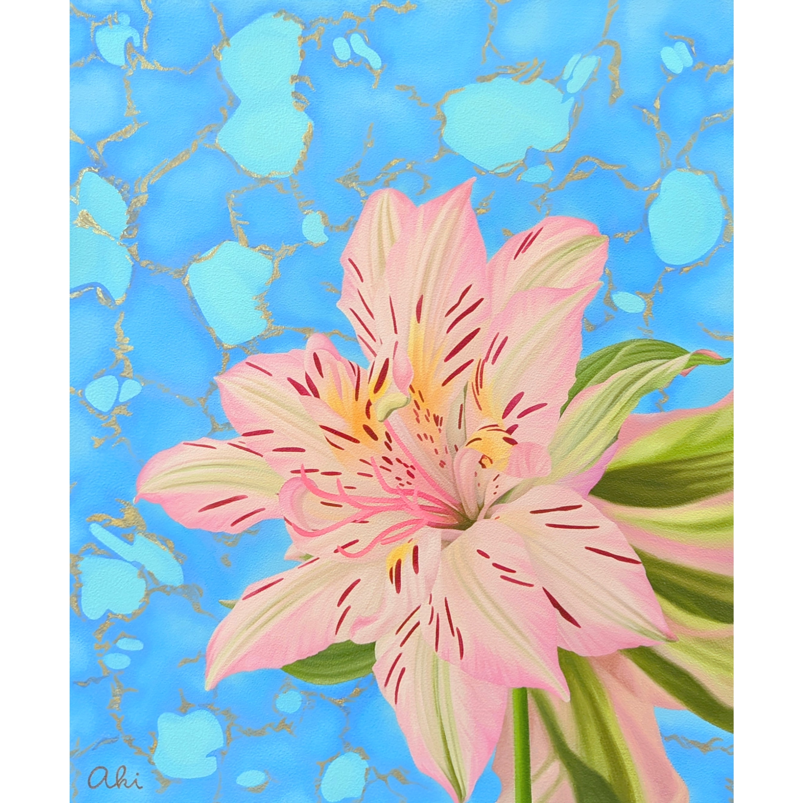 アルスロメリア×ターコイズ