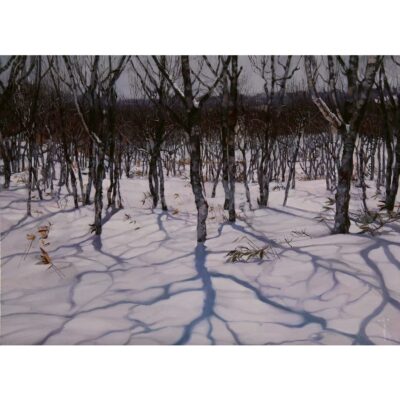 深い雪－摩周湖－